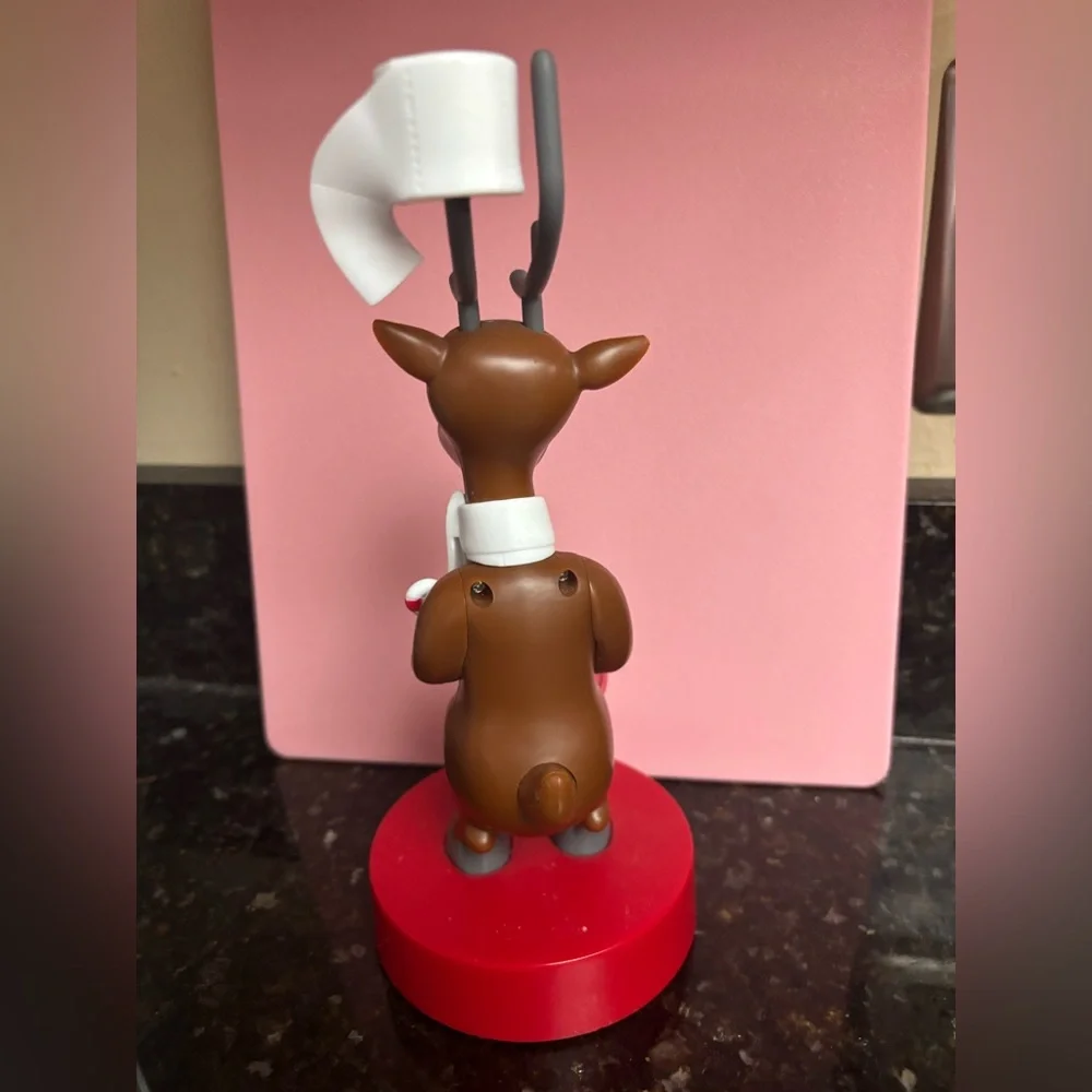 Hallmark Northpole Deer John Singing Talking Reindeer Funny Gag Gift Christmas - Picture 5 of 7